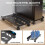 Adjustable Computer Tower Stand with Rolling Caster Wheels Mobile PC Holder Tower Stand Fit Most Computer Gaming PC 4