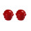10 Pcs Arcade Buttons 30Mm Responsive Arcade Buttons for Gaming Enthusiasts Red 4