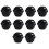 10 Pcs Arcade Buttons 30Mm Responsive Arcade Buttons for Gaming Enthusiasts Black 1