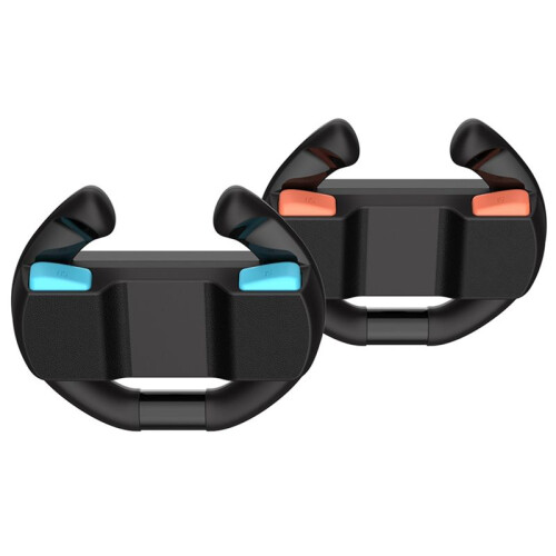 2Pcs Racing Steering Wheels for  2 Ergonomic Controller Grips Enhanced Gaming Precision