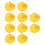 10 Pcs Arcade Buttons 30Mm Responsive Arcade Buttons for Gaming Enthusiasts Yellow 3