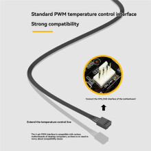 Adaptateur Répartiteur PWM pour Ventilateur de Bureau à 5 , 1 à 5 Ventilateurs, pour Ventilateur PWM à 4 Broches