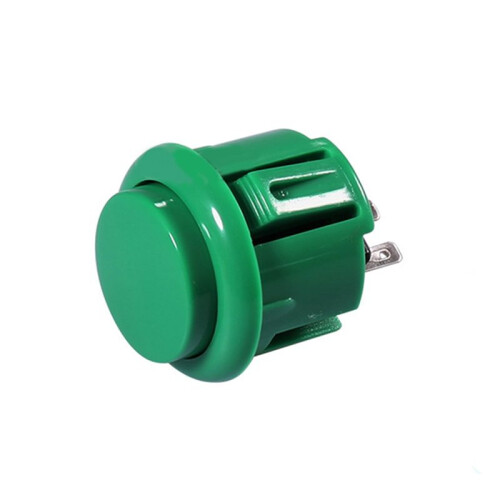 10 Pcs Arcade Buttons 24Mm Responsive Arcade Buttons for Gaming Enthusiasts Green 2