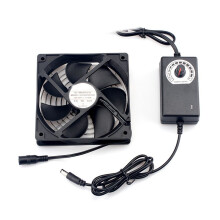 120 mm 2700 RPM Fläktkylning med Kontroller 12 cm 12V BTC Maskinchassi Arbetsstation Skåp Kylare Serverfläkt EU-Kontakt