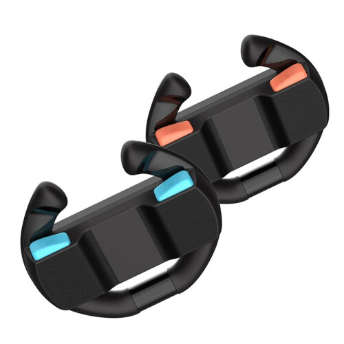 2Pcs Racing Steering Wheels for  2 Ergonomic Controller Grips Enhanced Gaming Precision 1