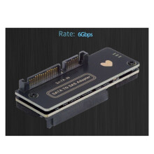 SATA3.0 to SAS Riser Card SAS HDD Data Recovery Expansion Card 22Pin to 29Pin Converter 6G for 2.5in 3.5in SAS HDD