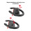 2PCS Racing Steering Wheels for   2 Controller Game Grip Handle Racing Game Wheel A 1