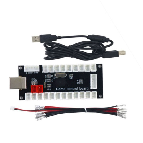 Zero Delay Arcade USB Encoder PC for PS3  Raspberry Pi for 5PIN & 2.8MM Button Hitbox Controller 2