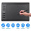 Tablet Profissional para Desenho Gráfico de 10x6 Polegadas com Caneta Stylus para PC, Windows, Laptop, Curso Online de Pintura e Design 2
