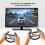 2PCS Racing Steering Wheels for   2 Controller Game Grip Handle Racing Game Wheel A 6