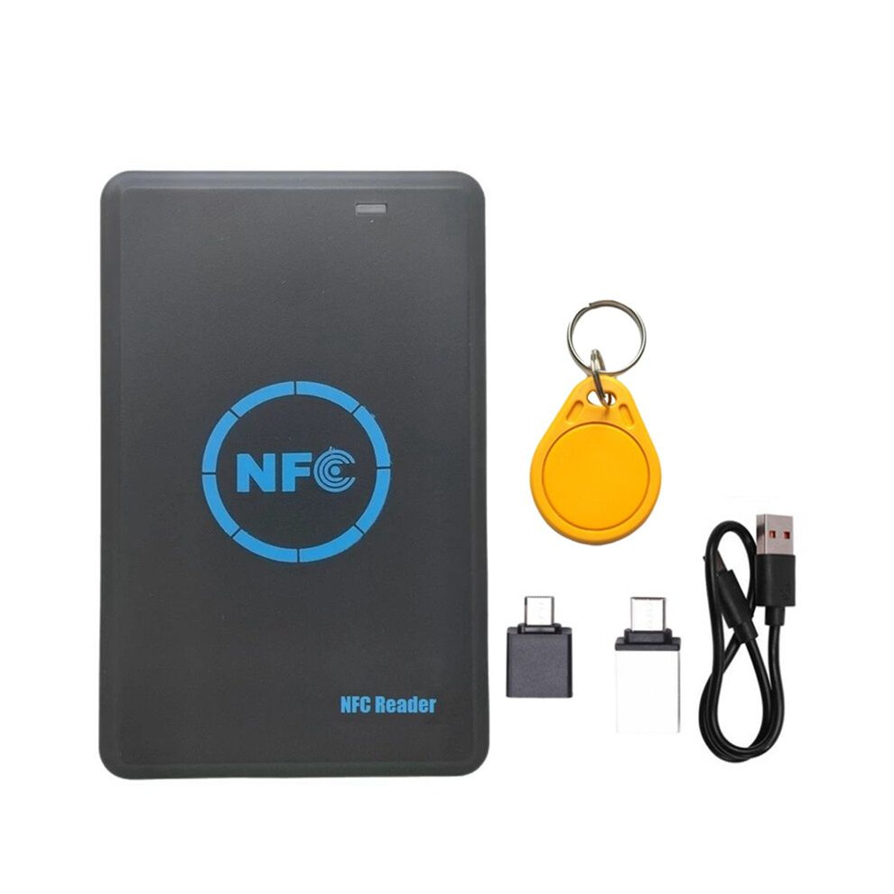 5 Frequency Rfid Chip Duplicator+Cuid Keychain Nfc Reader Copier Hid 125K/ Ic/Id 13.56M 125K Token Writer Clone 6032301958173