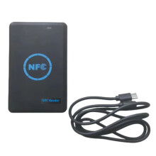5-Band NFC Chip Reader/Writer+4xUID Keychain 125K 13.56M Copier HID Duplicator Tag Clone ID IC Keychain Key Copy