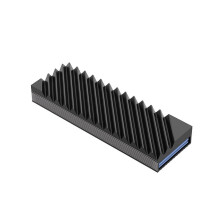 M.2 SSD-Koellichaam M2 2280 Solid State Harde Schijf Aluminium Koellichaampakking met Siliconen Thermische Pad PC-Accessoires Zwart