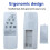 Handheld RFID  Chip Reader Writer+3x5200 Keychain 125Khz ID Copier Duplicator ID Tags Programmer for EM4305 T5577 2