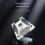 Wall Mount Tablet Enclosure Adjustable Tablet Holder Tablet Bracket Wall Hanging or Desktop Stand Holder UTC-10 White 4