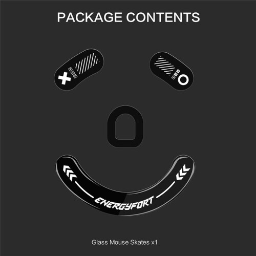 Replacement Mouse Skates for  DeathAdder V3 Pro Feet for Enhanced Glide & Precision in Gaming White 2