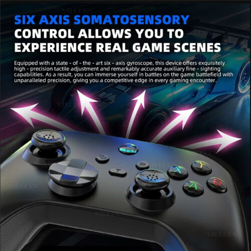 G6  Game Controller for IOS/Android Gamepad for PC Hall Rocker Six-Axis Dual Vibration Joystick for  A 2