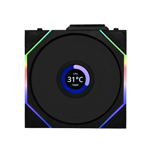 Fan TL Wireless LCD 120 Fan Computer Case 120mm Fan (Black) NO CONTROLLER 1