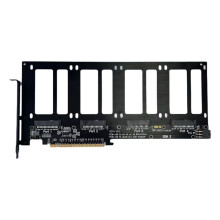 Scheda di Espansione Divisa PCIe 4.0 X16 R37A per SSD U.2 A 4 Porte per Scheda di Espansione Divisa per Disco Rigido Gen4 X16 Dock GPU