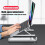Supporto di Raffreddamento Pieghevole per Laptop con Ventola di Raffreddamento, Supporto per Tablet, Supporto di Raffreddamento per Notebook con 3