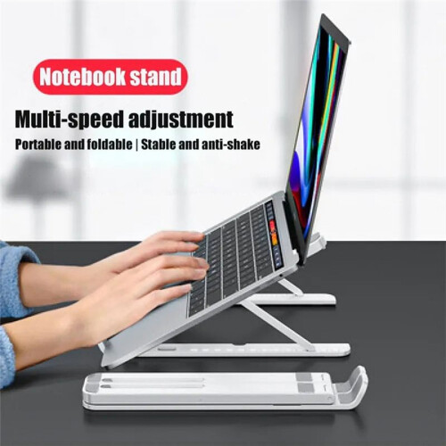 Supporto di Raffreddamento Pieghevole per Laptop con Ventola di Raffreddamento, Supporto per Tablet, Supporto di Raffreddamento per Notebook con 2