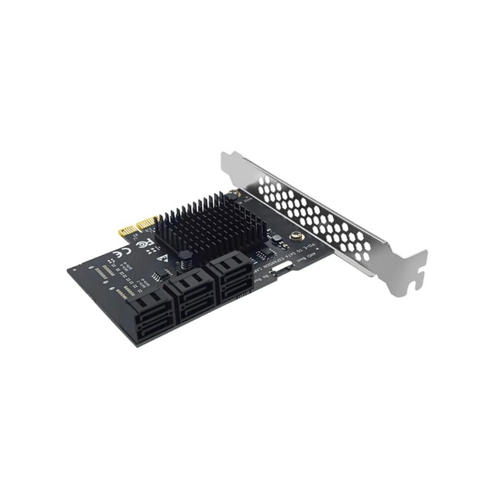 Pci-E Expansion Card 6Gbps Pci-E X1/X4/X8/X16 To Sata3.0 6 Port Riser Sata3.0 Adapter For Windows Desktop Computer 6033146270338