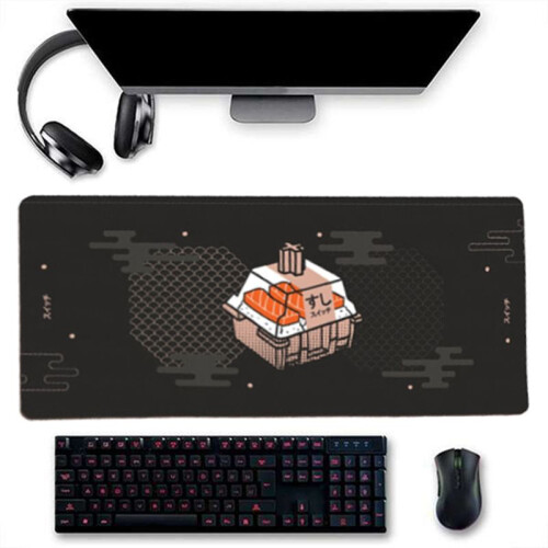 Mouse Pad Office Computer Desk Protector Mat Keyboard Non-Slip Mat Extended Mouse Pad Desk Accessories C 2