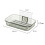 Easy Installation Soap Holder Kitchen Wall Mount Dish No Drill Modern Clear Drain Bathroom Shampoo Bar ShowerContainer B 6