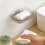 Easy Installation Soap Holder Kitchen Wall Mount Dish No Drill Modern Clear Drain Bathroom Shampoo Bar ShowerContainer C 2