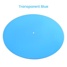 300mm X 3mm Acrylic Slip Mat for Phonograph Turntable Vinyl Anti-Static Practical Disc Player LP Mat Vinyl Record Pad,B