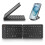 Foldable  Wireless Keyboard (Sync  to 3 Devices), Portable Folding Keyboard for Android Windows,Black 1