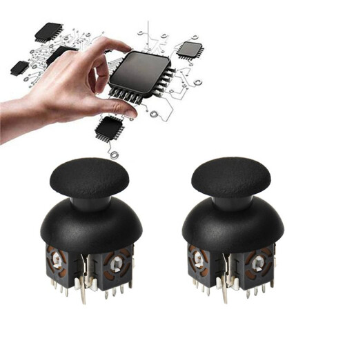 30PCS 3D Joystick Potentiometer+Joystick Cap for PS2/ 360 Game Controller 3D Analog Joystick B10K for  360