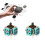 30PCS 3D Joystick Potentiometers for  360/PS2 Game Controller 3D Analog Joystick B10K for PS2 6