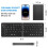 Foldable  Wireless Keyboard (Sync  to 3 Devices), Portable Folding Keyboard for Android Windows,Black 7