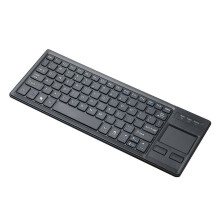 Teclado con Cable USB de 80 Teclas Teclado Táctil Compacto Ultradelgado Función HUB Teclado Táctil con Cable