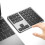 2.4G  Number Pad Ultra-Thin Wireless Numpad USB Rechargeable Numeric Keypad for IOS Android Window Black 3
