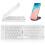 Foldable  Wireless Keyboard (Sync  to 3 Devices), Portable Folding Keyboard for Android Windows,White 1