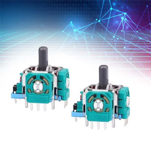 3D Analog Joystick Potentiometer with Joystick Caps for PS5 Controller with Screwdriver Tool Repair Kit 2