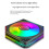 Chassis Cooling Fan Desktop Computer Host Cooling Fan Desktop Host Cool Lighting ARGB Chassis 8