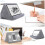 Sponge Pillow Tablet Holder for Tablet Holder Mobile Phone Support Pillow Multi-Angle Reading Stand Grey 5