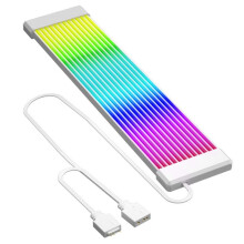 Bande LED RVB Carte de Synchronisation ARGB pour Alimentation D'Ordinateur Carte Graphique GPU ATX 24 Broches Boîtier de Câble 8 Broches X12