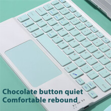 10inches Touchpad Keyboard Compatible with Windows, IPadOS, Android, and IOS English Yellow