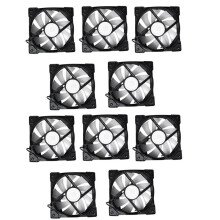 BAJEAL 12cm Ventola di Raffreddamento del Telaio Interfaccia 4P Ventola del Telaio Telaio del Computer Raffreddamento Luci Colorate Ventola