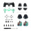 3D Joystick Kit for PS4 Controller JDM 011 1100 1000 US Version L1 R1 L2 R2 Trigger Button Conductive Rubber Flex Cable 1