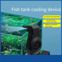 Witte Aquariumkoeling Stille Ventilator Aquariumkoelventilator Aquarium Kleine Radiator Draagbare Ventilator