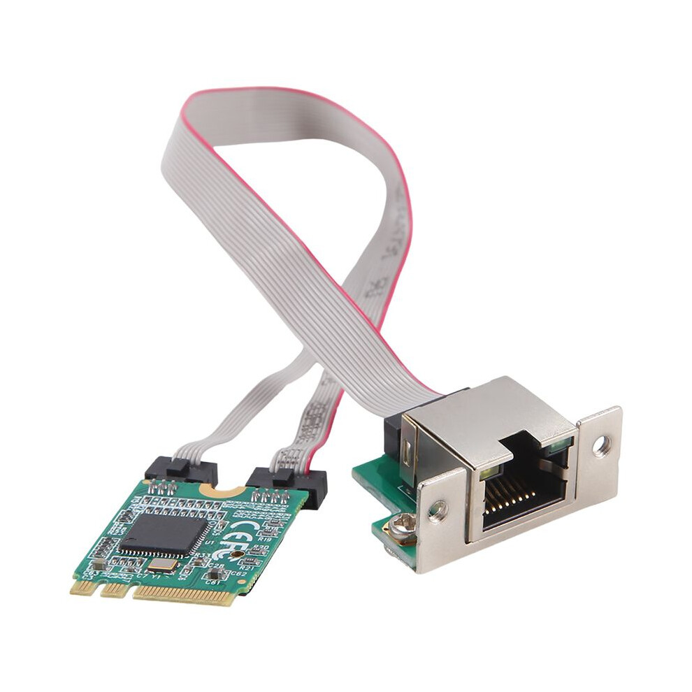 M.2 A+E Network Card Bent Pin Gigabit Single Port Server Network Card I210at Chip Gbe Ethernet Rj45 Network Card 6034060627406