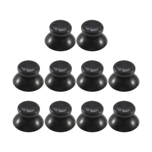 10Pcs 3D Analog Joystick Thumb Stick Grip Cap Button Repair Part Cover Thumbstick Replacement for  360 Controller