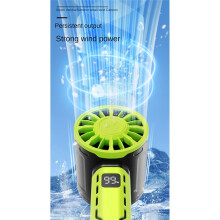 Handheld Turbo Fan 100 Speed Adjustable Outdoor Portable High Speed Fan Fast Cooling Fan Silent Fan for Work and Study D