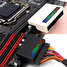 PH324 ATX 24Pin 90 Degree Power Plug Adapter RGB ATX 24Pin 90 Degree Power Connector för Stationär PC DIY Power Supply B