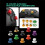 8-Pack Analoga Joysticks för  One Elite/ One S/ Series X/PS4 Handtagsbyte Controller Component Set B 8